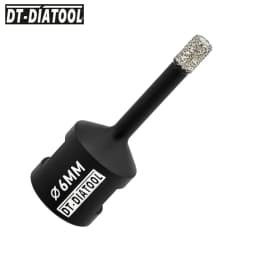 DT-DIATOOL Drill Bit M14 Porcelain Tile Crowns for Tile Granite Marble 1pc Collet, Crown Porcelain Hole Saw
