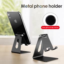 Phone Holder Stand for iPhone 12 11 Pro Max Xiaomi mi 10 Metal Phone Holder Foldable Mobile Phone Stand Desk For iPhone 17 15 16