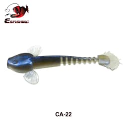 ESFISHING Pesca Worm Bait Salamander 55mm1.2g 10pcs Swing Lively Bionic Isca Artificial Best Fishing Lure Tackle