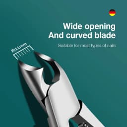 MR.GREEN Nail Clipper Stainless Steel Ingrown Toenail Clipper Good at Cutting Thick and Hard Nails Pedicure Manicure Tool