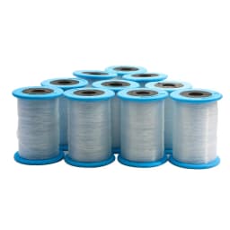 83-1800M/Roll Clear Color Plastic 0.2-1.0mm Clothing Sewing Thread Manual Stitching Craft Patch Steering-wheel Sewing Supplies