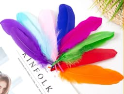 15Cm-20Cm Big Natural Goose Feathers For Crafts Decoration Carnival Jewelry Making Accessories Goose Feather DIY Pens Decorative