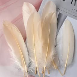 15Cm-20Cm Big Natural Goose Feathers For Crafts Decoration Carnival Jewelry Making Accessories Goose Feather DIY Pens Decorative