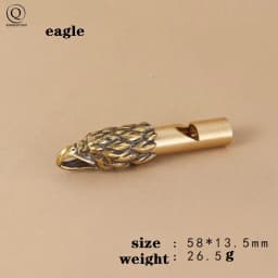 Pure Brass Outdoor Skull Whistle Keyring Hanging Jewelry Copper Training High Pitch Whistles Pendants Gifts Key Chain Ring DIY