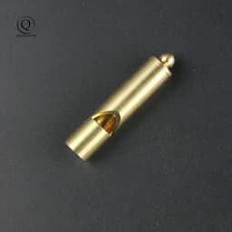 Pure Brass Outdoor Skull Whistle Keyring Hanging Jewelry Copper Training High Pitch Whistles Pendants Gifts Key Chain Ring DIY