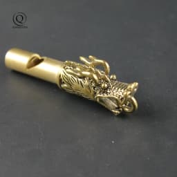 Pure Brass Outdoor Skull Whistle Keyring Hanging Jewelry Copper Training High Pitch Whistles Pendants Gifts Key Chain Ring DIY