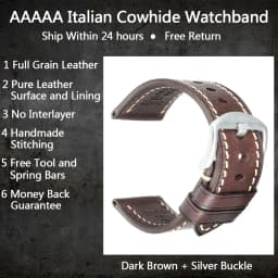 Luxury Handmade Watch Band Genuine Cow Leather Watch Strap With Butterfly Buckle Bracelet For Hamilton SEIKO Citizen Watchbands