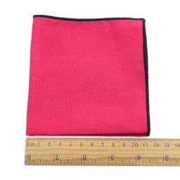 Winter Solid Linen Cotton Pocket Square Men's Designer 23CM Handkerchief Leisure Colorful Lace Gift Pink Black Daily Accessory