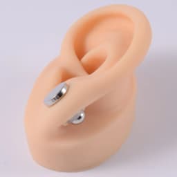 2pcs Surgical Steel Mirror Surface Cylinder Plugs Ear Gauges Expander Ear Tunnel Earring Double Flared Body Ear Piercing Jewelry