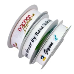 HAOSIHUI Grosgrain Ribbon Customizable Cartoon Or Logo Printed Single Side Colorful 10-32mm Width 10-50 Yards Length