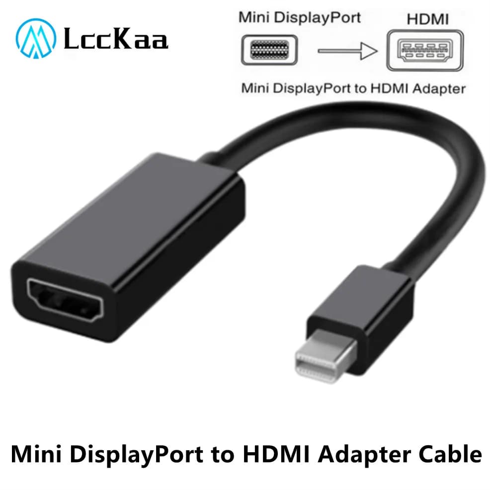 Thunderbolt Mini DisplayPort DP to HDMI Cable 1080P TV Projector Display Port to HDMI Adapter Cable For Mac Macbook Pro Air