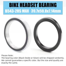 B543-2RS MAX Bearing 39.7*50.8*7.14 mm 1PC For Cannondale Lefty Full Balls Bicycle Headset B543 397508 2RS Ball Bearings
