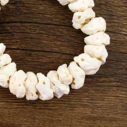 5pcs Natural Pig Shin Bone Beads Irregular Amulet Bracelet Charm DIY Necklace Woman Girl Pendant Jewelry Finding Accessory Gift