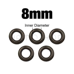 200Pcs Hole Metal Eyelets Grommets Gunblack Color with Washer For Diy Leathercraft Accessories Shoes Belt Cap Bag Tags Clothes