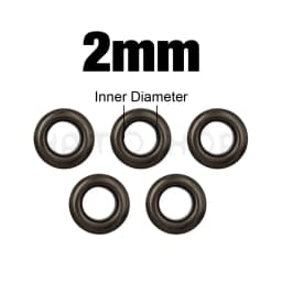 200Pcs Hole Metal Eyelets Grommets Gunblack Color with Washer For Diy Leathercraft Accessories Shoes Belt Cap Bag Tags Clothes
