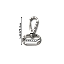 5pcs 14/16/20/25/32/38mm Swivel Lobster Clasp Keychains Closure For Rotating Hook Key Fob Carabiner Bag Making Supplies Crafts