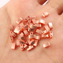 Natural Stone Dull Polish Matte Two Hole Hematite Stone Mineral Loose Spacer Beads For Jewelry Making Diy Bracelet Earrings Tila
