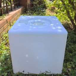 Plastic Cubes Shell Case, Bar Table, Outdoor, Plastic PE, Cube Stool, D20cm, D25cm, D30cm, 40cm, 43cm, 50cm, 60cm, 1Pc