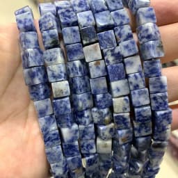 Wholesale 8*8mm Square Tiger Eye Turquoises Crystal Jades Natural Cube Stone Beads For Jewelry Making DIY Bracelet Accessories