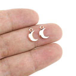 20 Pieces 11*7mm Antique Silver Color Tiny Crescent Moon Charms Earring Necklace Pendant Accessory Charms For DIY Jewelry Making