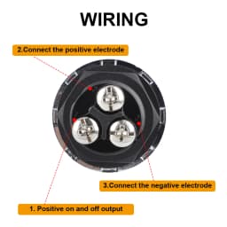 1PC 12V 50A 3 Pin SPST Momentary Engine Start Button Keyless Push Ignition Switch ON OFF For Cars Truck Marine RV