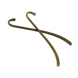 20pcs assorted colors classic simple alloy metal blank beading simple infinite symbol pattern bookmark DIY Making