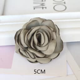 10PCS/Lot Handmade Rose Fabric Artificial Flowers For Hats Dress Decoration Hair Accessories