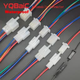 2.8mm 1P 2P 3P 4P 6P 9P Automotive Quick connection Electrical Wire Connector Male Female Cable Terminal Plug Kits Motorcycle