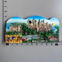 Spain Mallorca Fridge Magnets Balearic Islands MediterraneanTourism Memorial Decor Crafts Magnetic Refrigerator Sticker Gift