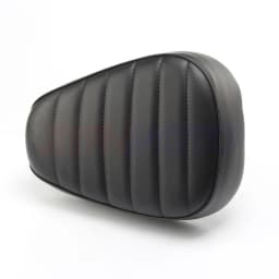 Motorcycle Seat Passenger Sissy Bar Backrest Cushion Pad For Harley Honda Suzuki Kawasaki Electric Scooter Black Leather Seats