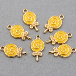 10pcs/lot Enamel Charms Lovely Candy Lollipop Charms Alloy Lolly Pendants Bracelets Accessories DIY Jewelry Making Finding