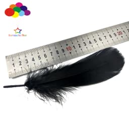 100PCS Soft Goose Feathers 5-7 Inch/13-18cm For Wedding Party Decoration Carnival Diy Facinator