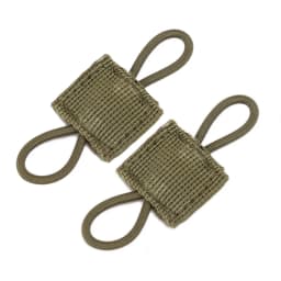 2pcs Tactical Molle System Backpack Buckle PTT Fixed Strap Elastic Molle Ribbon for Antenna Stick Pipe hunting vest accessories