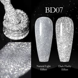 Venalisa Reflective Glitter Nail Gel Polish Neon Color Full Coverage Pigment Nail Art Manicure Soak Off Enamel UV Gel Varnish