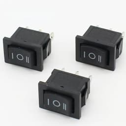 3 position rocker switch 3 pins on off on snap switch 5pcs