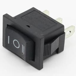 3 position rocker switch 3 pins on off on snap switch 5pcs
