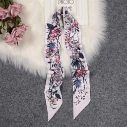 New Luxury Brand Scarf Tarot Women Scarf Bag Hair Skinny Silk Scarves Design Foulard Neckerchief Headband For Ladies