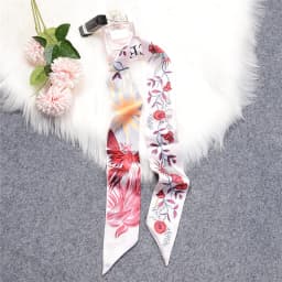 New Luxury Brand Scarf Tarot Women Scarf Bag Hair Skinny Silk Scarves Design Foulard Neckerchief Headband For Ladies