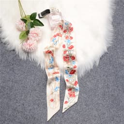 New Luxury Brand Scarf Tarot Women Scarf Bag Hair Skinny Silk Scarves Design Foulard Neckerchief Headband For Ladies