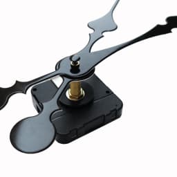 Long Shaft Silent Wall Clock Quartz Clock Movement Mechanism with 2 Different Size Clock Hands Repair Tool Parts Kit