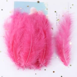 50PCS Colorful Fluffy Turkey Feathers Marabou Feather Turkey 10-15 for Craft Plumes Making Jewelry Decoration Wedding Accessory