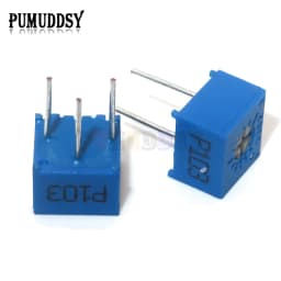 10PCS 3362P Series Resistance 101 201 501 102 202 502 103 Trimpo Trimmer Potentiometer 3362 500R 1K 2K 5K 10K 20K 50K 100K 2M