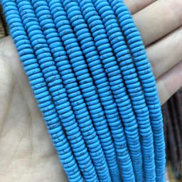 Natural Agates Lapis Lazuli Tiger Eye Stone Spacer Loose Flat Beads For Jewelry Making Diy Bracelets Necklace Accessories 2*6mm