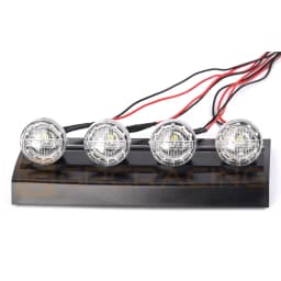 Car Roof Spotlight Off-road Searchlight For 1/10 RC Crawler Car Traxxas Mercedes Benz TRX4 G500 TRX6 G63 DIY PART