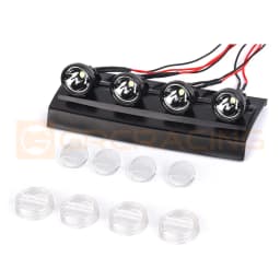 Car Roof Spotlight Off-road Searchlight For 1/10 RC Crawler Car Traxxas Mercedes Benz TRX4 G500 TRX6 G63 DIY PART