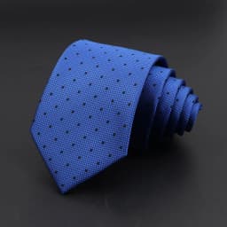 Fashion Neckties Classic Stripe Tie Jacquard Woven Men Polka Dots Necktie Daily Wear Cravat Wedding Party Dress Accessories Gift