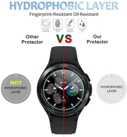 4pc/lot Premium Tempered Glass Screen Protector film For Samsung Galaxy Watch 4 Classic 46MM 42MM 44MM 40mm Guard clear HD cover