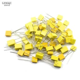 20Pcs 100V Correction Capacitor Polypropylene Safety Plastic Film 100V 1nF ~ 470nF 100nf 220nf 10nf 47nf 22nf 1nf 0.47uf 0.1uf