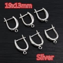 10pcs Gold Color French Earring Hooks Lever Back Open Loop Setting for DIY Earring Clips Clasp Jewelry Making Accessories