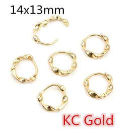 10pcs Gold Color French Earring Hooks Lever Back Open Loop Setting for DIY Earring Clips Clasp Jewelry Making Accessories